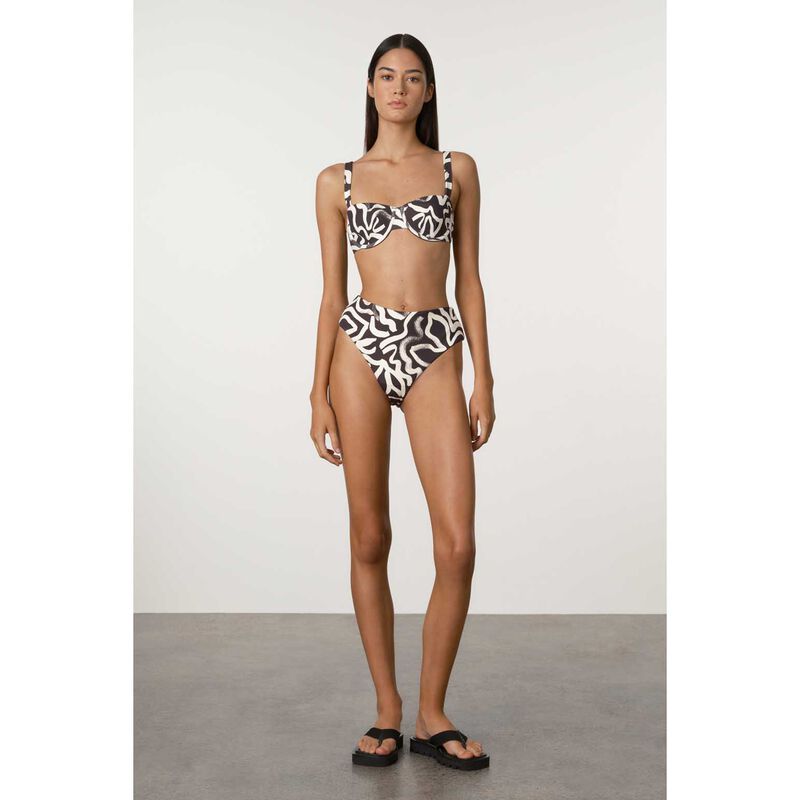 Zulu & Zephyr Paint Flower Waisted Full Brief image number 2